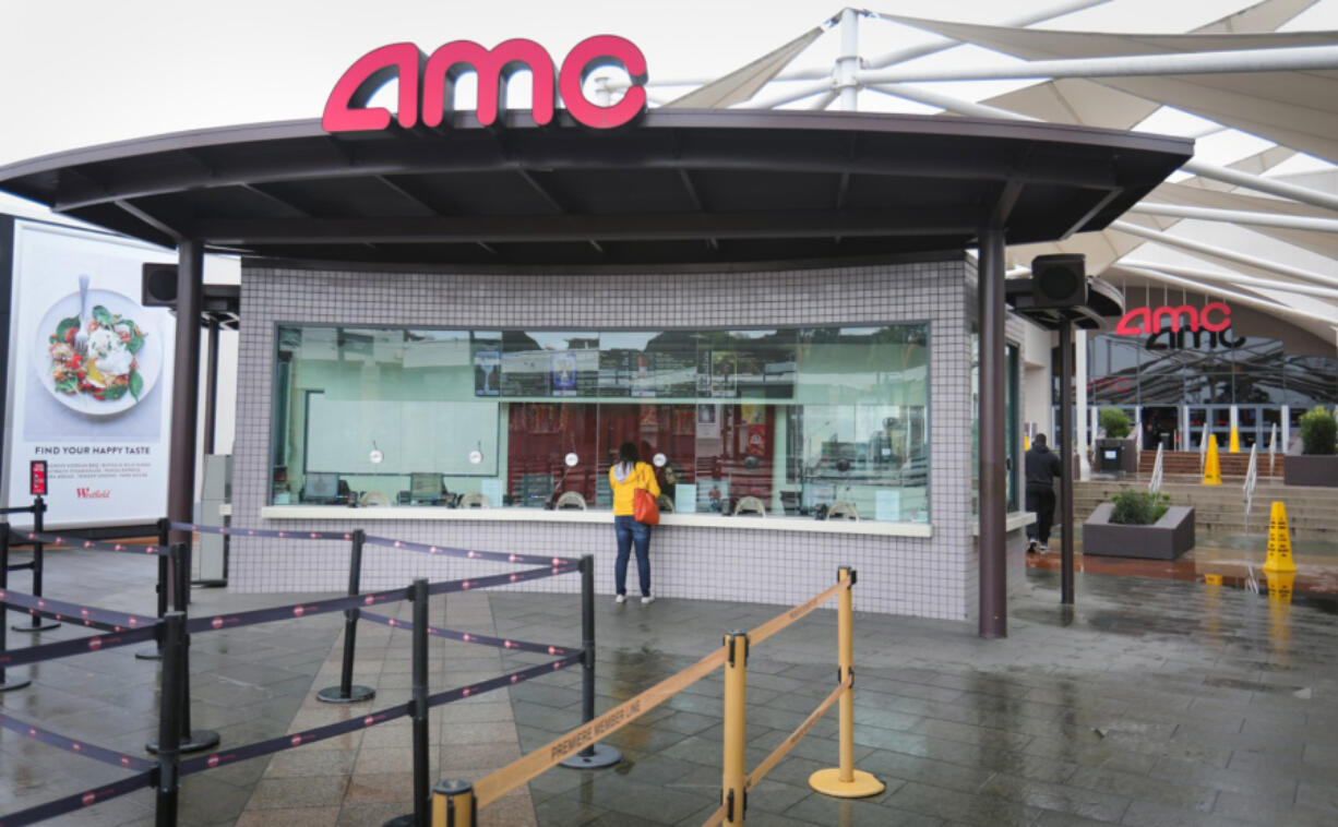 AMC Theatres at the Westfield Mission Valley shopping center in San Diego on March 14, 2020. AMC is considered by some to be a corporate zombie, a company that isn't earning enough to cover its interest expenses, let alone turn a profit.