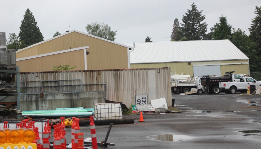 The city of Washougal has proposed a series of remodels and upgrades to its operations center buildings, pictured here in May. Short-term repairs on the buildings could cost the city between $1.5 million and $1.8 million.