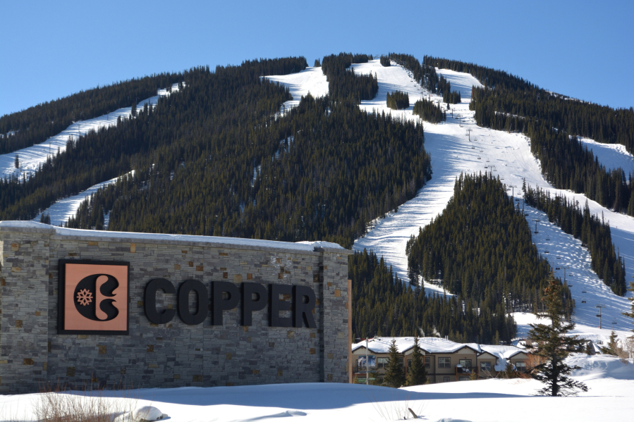 Copper Mountain Ski Resort in the Colorado Rocky Mountains, located in the White River National Forest.