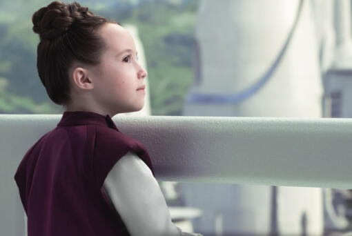 Vivien Lyra Blair as Princess Leia Organa in "Obi-Wan Kenobi.