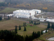 The Camas Planning Commission has approved preliminary plans for a nearly 943,000-square-foot industrial business park across Lake Road, north of WaferTech, seen here in 2006.