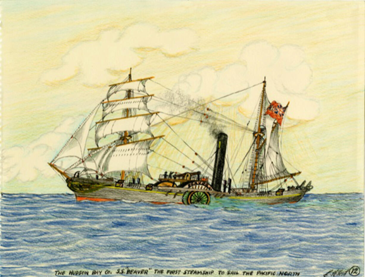 Never dependent on the whim of the wind, the steamship SS Beaver made the ideal floating trading post for the Hudson's Bay Company in the Northwest. Her size let her snuggle into a river's smaller coves that her bigger sisters couldn't. Because she and her crew were armed, her presence reinforced the company's control of the Northwest.