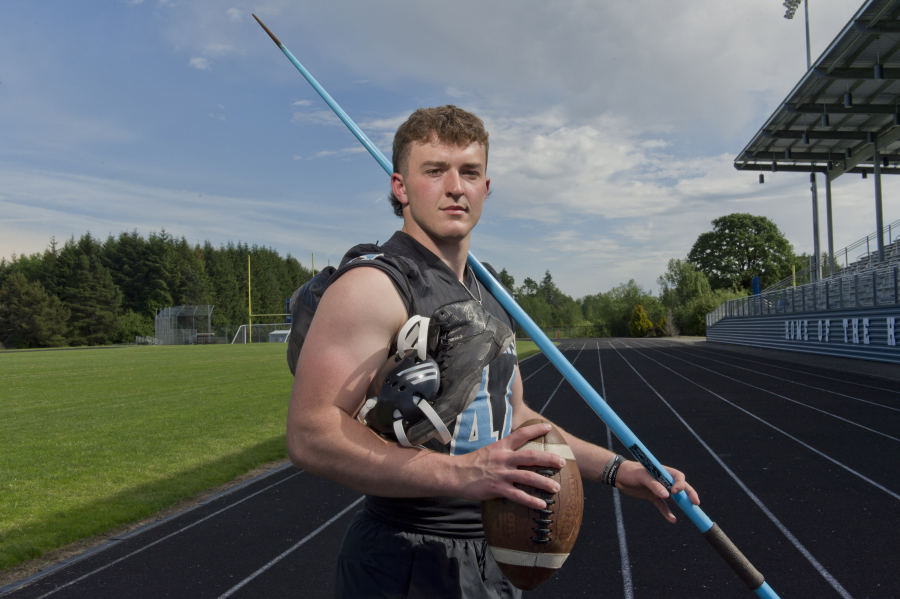 Hockinson High School senior Cody Wheeler is the triple-threat in football, wrestling, and track & field, and this year's Columbian All-Region male multi-sport athlete of the year.
