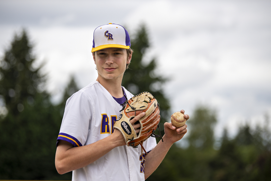 Columbia River's Sam Boyle, our All-Region baseball player of the year, is pictured at his school's baseball field Friday afternoon, June 3, 2022.