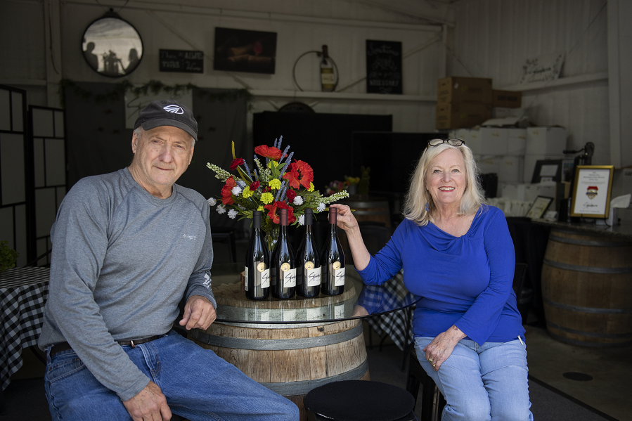 Joe and Beverly Leadingham's Stavalaura Vineyard and Winery in Ridgefield won three gold medals at the Seattle Wine Awards for their golubok and Zweigelt wines.