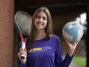 Columbia River High School's Lauren Dreves, the All-Region Girls Multi-Sport Athlete of the Year, is pictured on campus Friday afternoon, June 10, 2022.