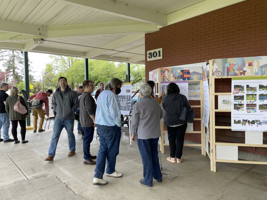 Vancouver Housing Authority hosted a garage sale and open house May 14 at the old Lieser School in the Vancouver Heights neighborhood. Vancouver Housing Authority estimates more than 100 community members attended the event.