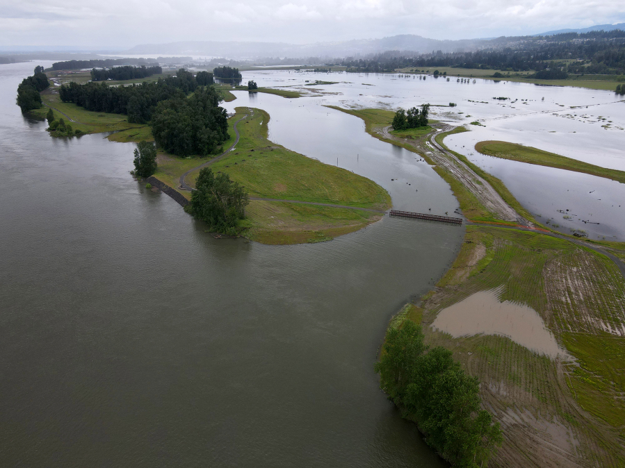 Steigerwald Lake National Wildlife Refuge's flood plain was put to the test this week as heavy rains and mountain runoff inundated the area.