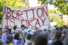Rally for abortion rights at Clark County Courthouse news photo gallery