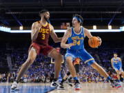 UCLA and USC are planning to leave the Pac-12 for the Big Ten Conference in a seismic change that could lead to another major realignment of college sports. A person who spoke to The Associated Press on Thursday, June 30, 2022, on condition of anonymity because the schools' talks with the Big Ten have not been made public said the schools have taken steps to request an invitation to join the conference. (AP Photo/Mark J.