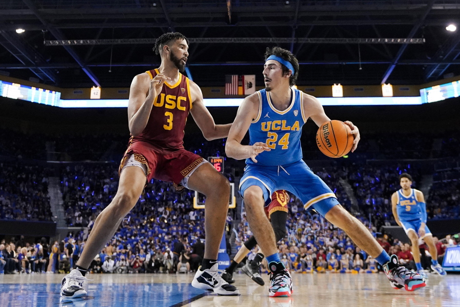 UCLA and USC are planning to leave the Pac-12 for the Big Ten Conference in a seismic change that could lead to another major realignment of college sports. A person who spoke to The Associated Press on Thursday, June 30, 2022, on condition of anonymity because the schools' talks with the Big Ten have not been made public said the schools have taken steps to request an invitation to join the conference. (AP Photo/Mark J.