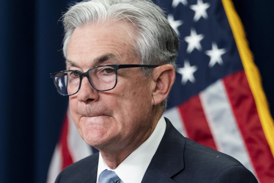 Federal Reserve Chairman Jerome Powell attends a news conference following an Open Market Committee meeting, at the Federal Reserve Board Building, Wednesday, June 15, 2022, in Washington.
