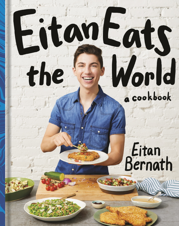 The cookbook "Eitan Eats the World" by Eitan Bernath.