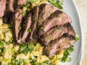 Spice-Crusted Steak With Mashed Chickpeas (Milk Street)