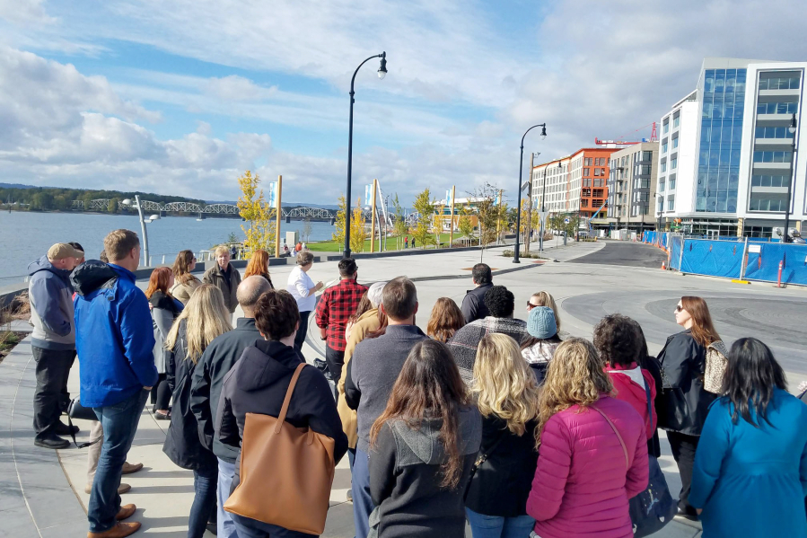 Leadership Clark County
A Leadership Clark County class tours The Waterfront Vancouver in September 2020. The program is intended to train new civic leaders. (Leadership Clark County)