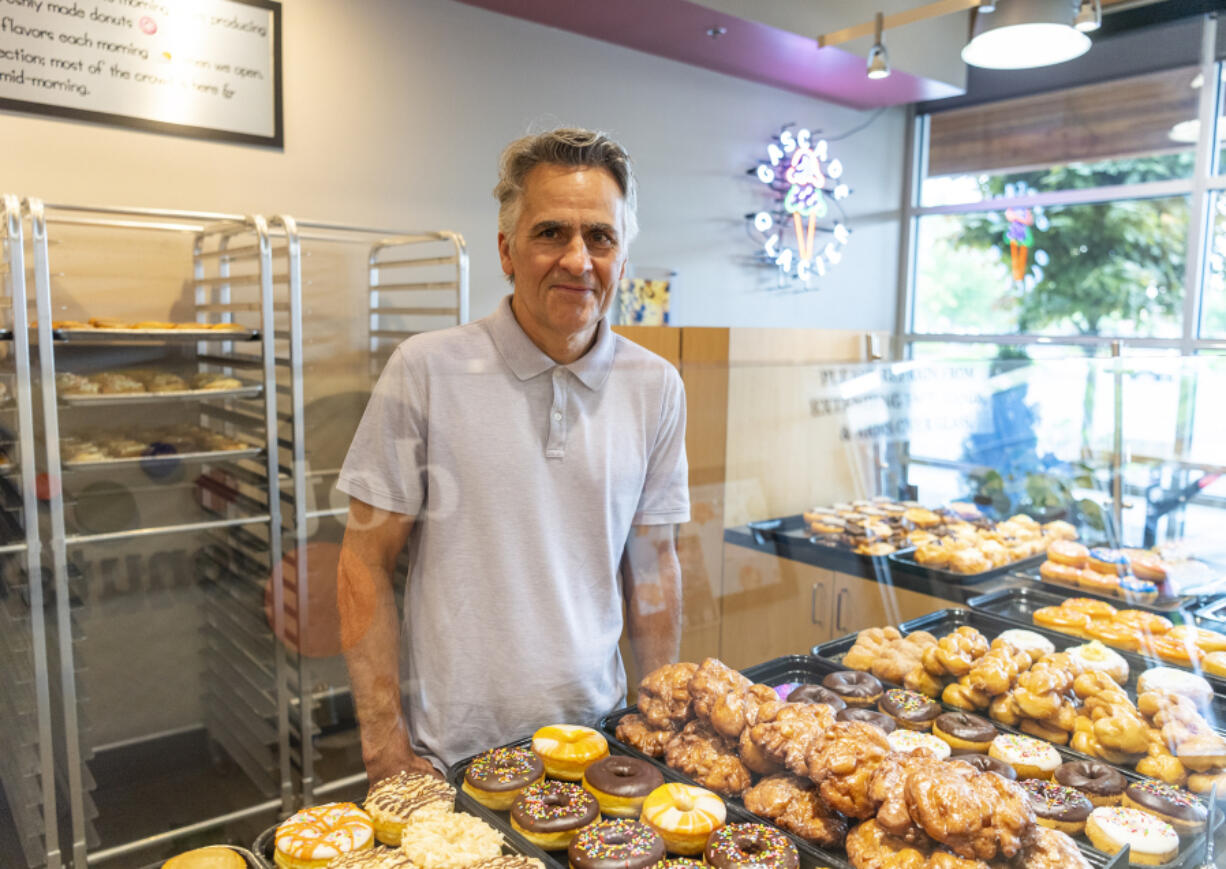 Stan Wilson is the co-owner and operator of local doughnut shop, Dot Donuts.