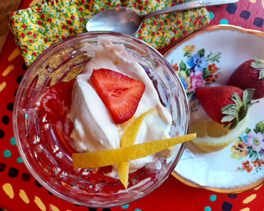 The sweet strawberry and zingy lemon flavors in this retro Jell-O salad will make you think of SweeTarts candy.