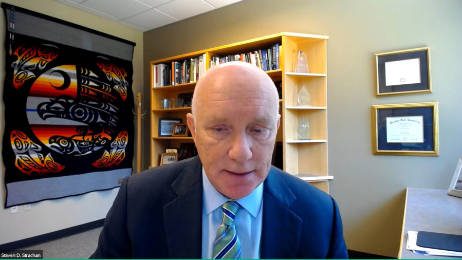 Steven Strachan, the executive director of the Washington Association of Sheriffs and Police Chiefs, talks about the organization's annual crime report for 2021.