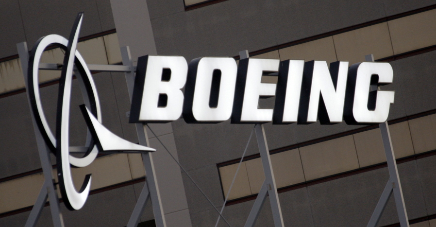 FILE - In this Jan. 25, 2011 file photo, the Boeing Company logo on the property in El Segundo, Calif.  Boeing is reporting a $193 million second-quarter profit for shareholders, Wednesday, July 27, 2022, but the results are falling short of Wall Street expectations.