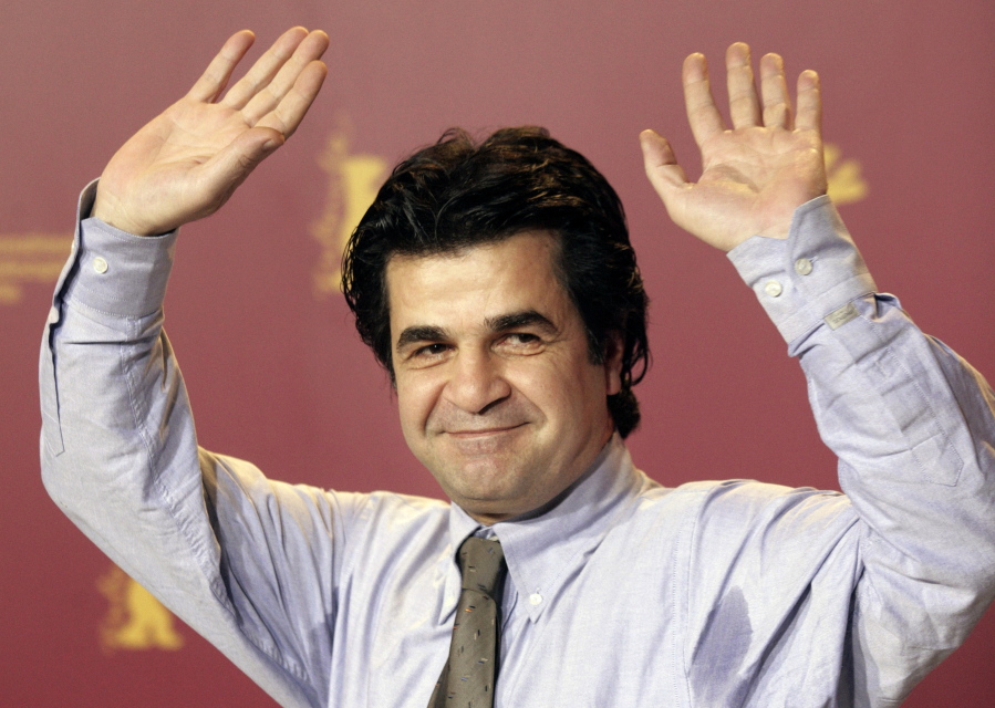 FILE - Iranian film director Jafar Panahi reacts as he attends the 56th Berlin Film Festival 'Berlinale' in Berlin, Feb. 17, 2006. Iranian authorities have arrested an internationally renowned filmmaker, media reported on Tuesday, July 12, 2022, the third Iranian director to be locked up in less than a week as the government escalates a crackdown on the country's celebrated cinema industry.