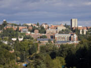 The campus of Washington State University in Pullman.