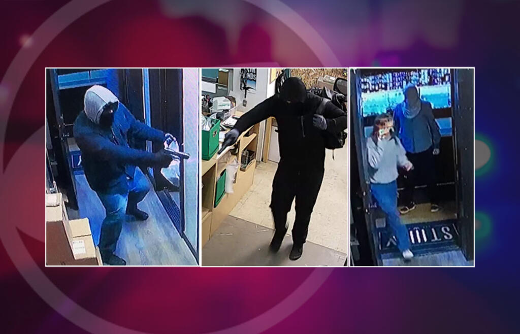 Marijuana shop robberies in Washington hit a decade high this year. Skamania law enforcement released these suspect photos from a robbery in July.