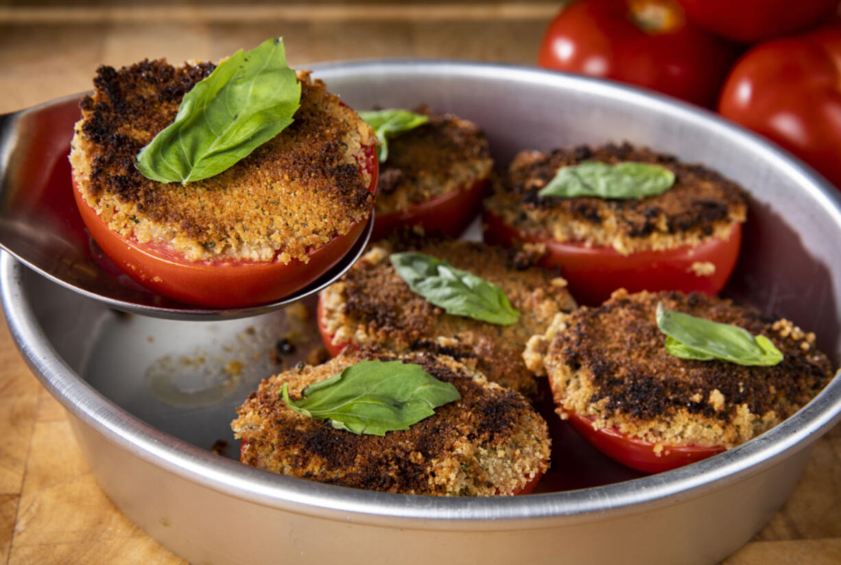 Sizzling Broiled Tomatoes With Herbs (Photos by Colter Peterson/St.