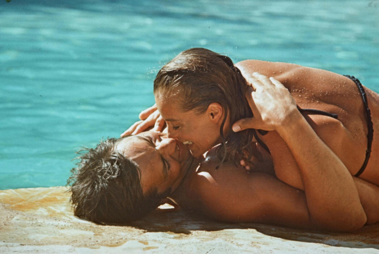 Alain Delon, left, and Romy Schneider star in "La Piscine" ("The Swimming Pool").