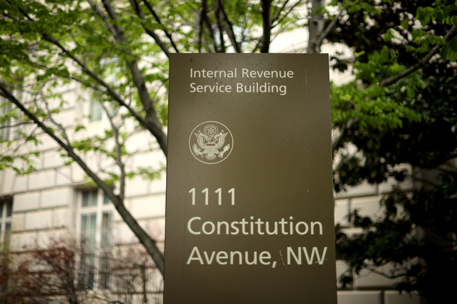 The Internal Revenue Service headquarters building in Washington, DC.