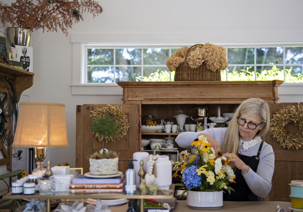 Pamela Richey Curtis is the owner and founder of Belle Flower Farm in Salmon Creek.