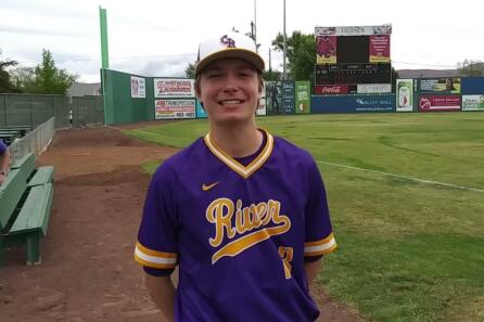 Highlights and interview: Columbia River beats Ellensburg in 2A state baseball semifinal video