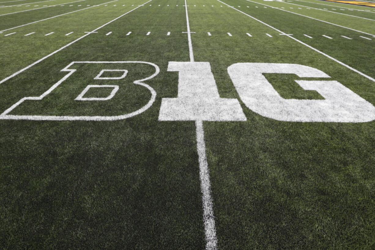 The Big Ten announced Thursday, Aug. 18, 2022, that it has reached seven-year agreements with Fox, CBS and NBC to share the rights to the conference's football and basketball games.