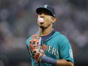 Seattle Mariners' Julio Rodriguez signed a rather unique $200-million contract Friday.