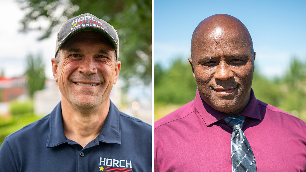 John Horch and Rey Reynolds will face off in the general election for Clark County Sheriff.