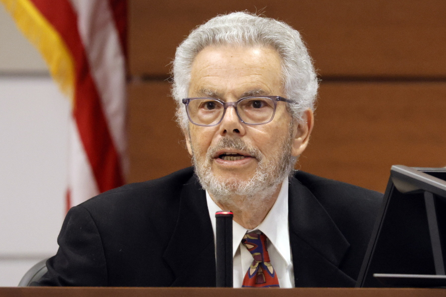Retired psychologist Dr. Frederick Kravitz testifies during the penalty phase of the trial of Marjory Stoneman Douglas High School shooter Nikolas Cruz at the Broward County Courthouse in Fort Lauderdale on Wednesday, Aug. 24, 2022. Kravitz treated Cruz for 13 months starting when Cruz was in first grade. Cruz previously plead guilty to all 17 counts of premeditated murder and 17 counts of attempted murder in the 2018 shootings.