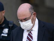 The Trump Organization's former Chief Financial Officer Allen Weisselberg departs court, Friday, Aug. 12, 2022, in New York. Capping an extraordinary week in Donald Trump's post-presidency, a New York judge ordered Friday that his company and its longtime finance chief stand trial in the fall on tax fraud charges stemming from a long-running criminal investigation into Trump's business practices.