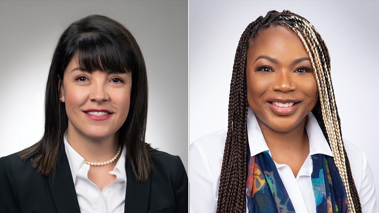 Michelle Belkot, left, and Chartisha Roberts are leading in the primary for County Council Councilor, District No. 2.