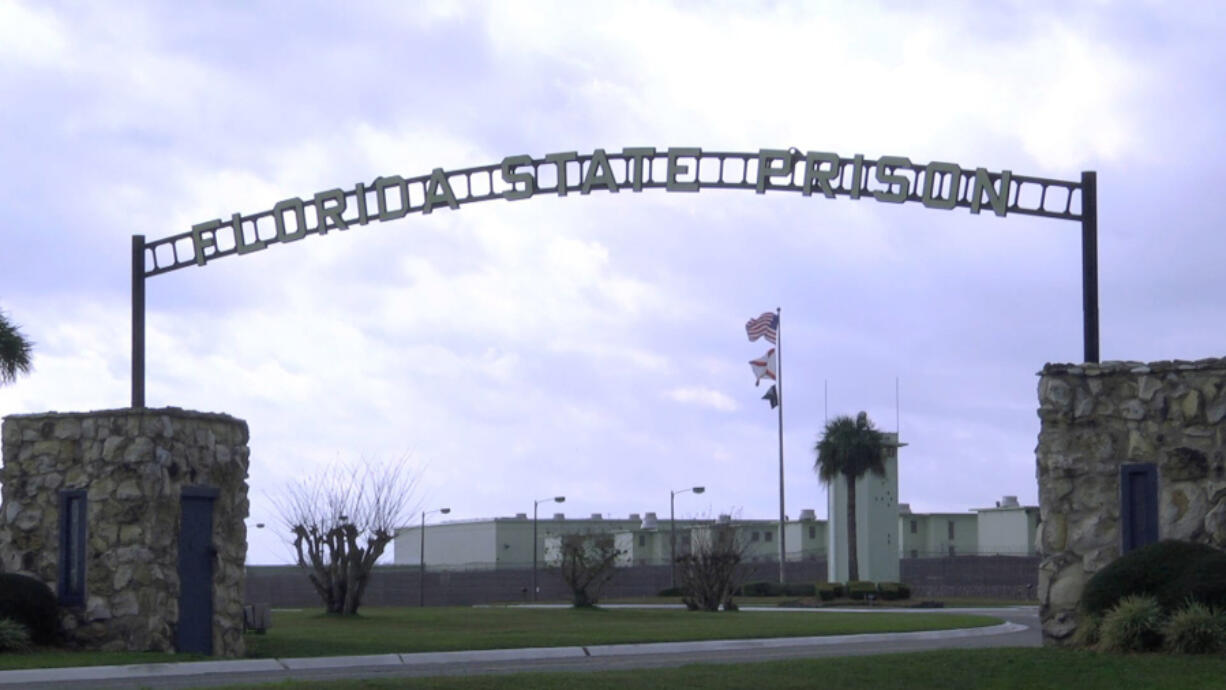 The Florida State Prison correctional institution, also known as Raiford Prison, located in Raiford, Florida. (Florida Dept.