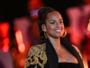 Alicia Keys performs June 4 during the BBC Platinum Party at the Palace, as part of the late Queen Elizabeth's Platinum Jubilee celebrations in London.