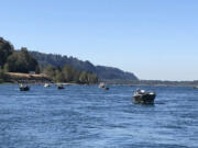 Fishing effort and catched in the Columbia River just upstream of Corbett, Ore., are beginning to slow as most of the chinook run has more farther upstream.