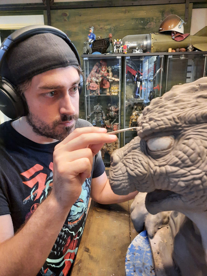 Raiden Gorby is the co-owner and lead creature designer at Luna's Puppets in Battle Ground.