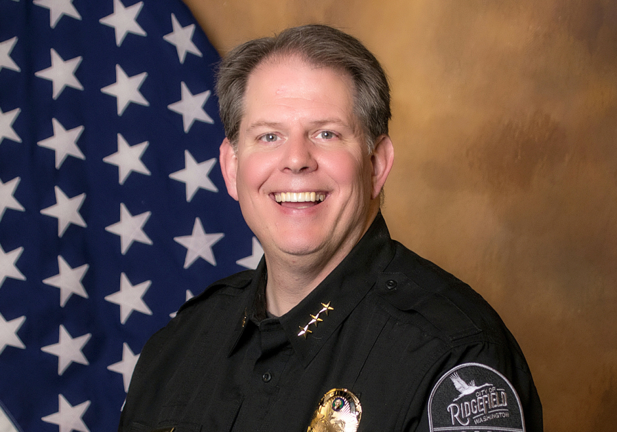 Ridgefield Police Chief John Brooks. Brooks has announced he will retire Oct. 3 and is moving to Memphis, Tenn., to become head of security at a Naval base.