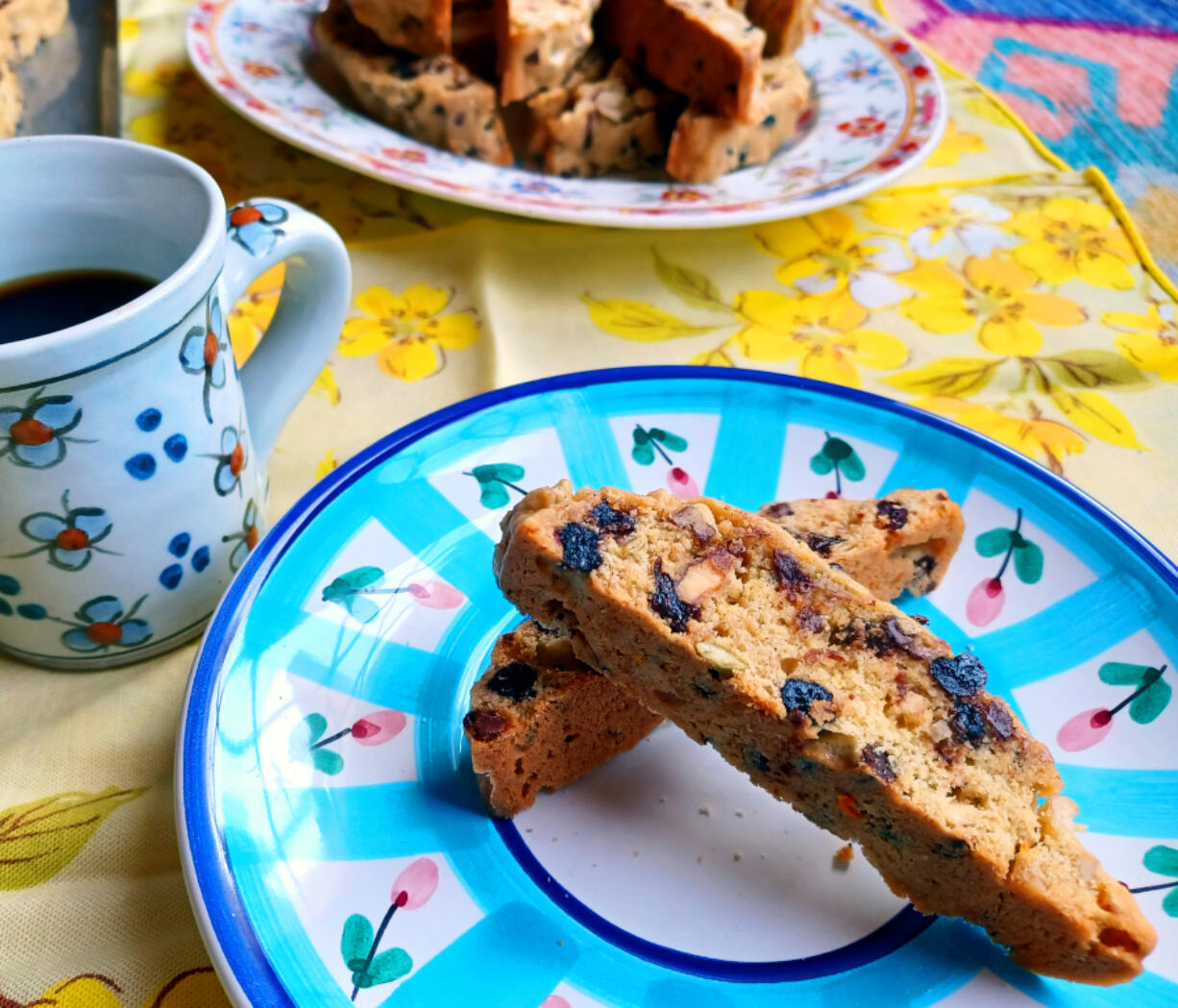 With a plethora of pretty mix-ins, these crunchy Trail Mix Biscotti will keep for weeks.