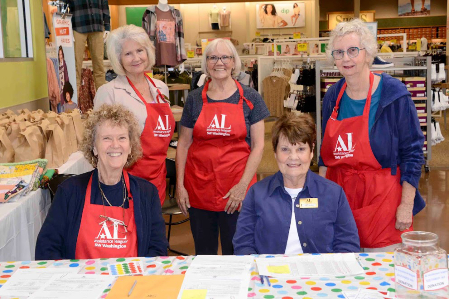 Several volunteers with Assistance League Southwest Washington recently took 129 local children in foster care on back-to-school shopping sprees at Fred Meyer.