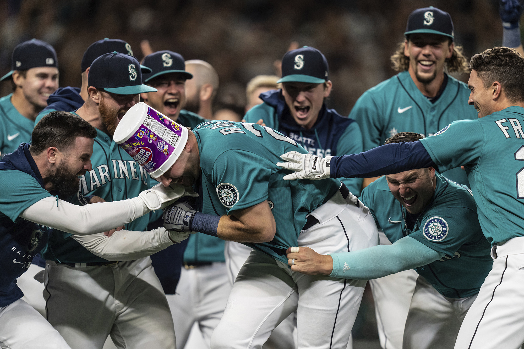 Mariners utilityman Haggerty hurt, out for start of playoffs