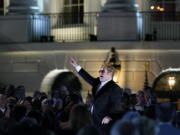Elton John performs on the South Lawn of the White House in Washington, Friday, Sept. 23, 2022. John is calling the show "A Night When Hope and History Rhyme," a reference to a poem by Irishman Seamus Heaney that President Joe Biden often quotes.
