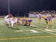 The Mark Morris Monarchs topped Columbia River, 33-31, in the teams' 2A Greater St. Helens League opener Friday night at John O'Rourke Field.
