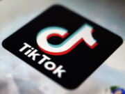 FILE - The TikTok app logo appears in Tokyo on Sept. 28, 2020. TikTok may be the platform of choice for catchy videos, but anyone using it to learn about COVID-19, climate change or Russia's invasion of Ukraine is likely to encounter misleading information, according to a new research report.