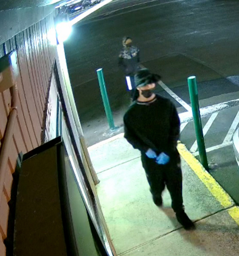 Detectives are looking for three armed robbers seen in surveillance video from Sticky's Pot Shop in Hazel Dell on Sept. 19.