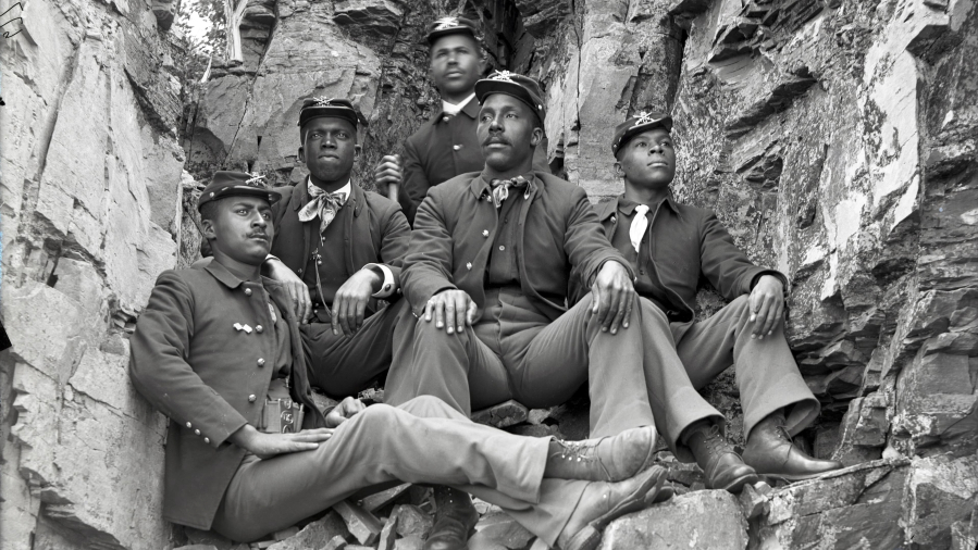 Vancouver filmmaker Dru Holley’s documentary “Buffalo Soldiers: Fighting on Two Fronts” explores why Black men signed with with the U.S Army in the aftermath of the Civil War.” (Courtesy Buffalo Soldiers: Fighting on Two Fronts” and Dru Holley Productions)
